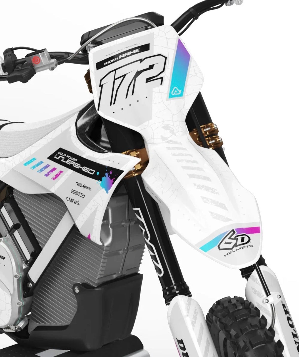 Customisable MX Graphics Kit for STARK VARG MX 1.2 thick protection